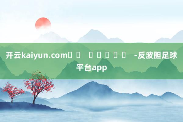 开云kaiyun.com		  					  -反波胆足球平台app