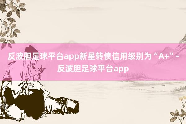 反波胆足球平台app新星转债信用级别为“A+”-反波胆足球平台app