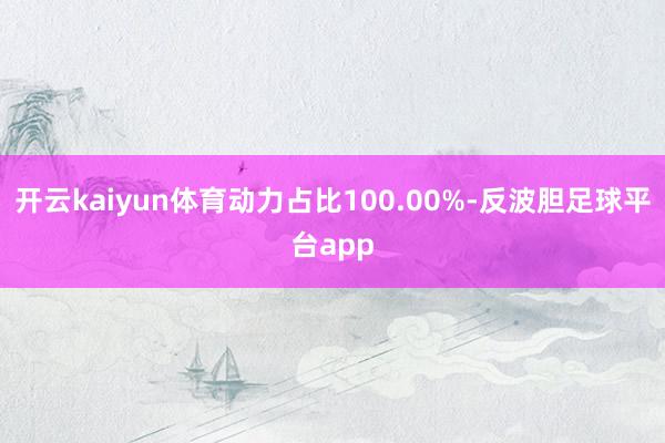 开云kaiyun体育动力占比100.00%-反波胆足球平台app